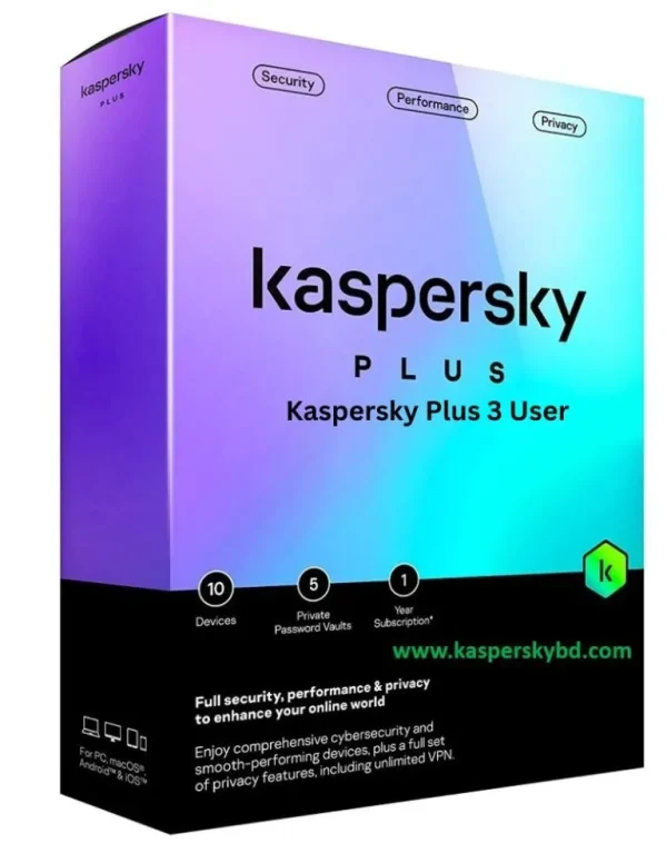Kaspersky Plus 3 User 1 Year