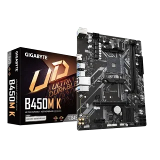 GIGABYTE B450M K AMD AM4 Micro ATX Motherboard