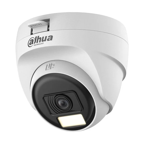 Dahua DH-HAC-T1A21P-U-IL (2.8mm) (2.0MP) Smart Dual Light HDCVI Fixed Eyeball Dome CC Camera