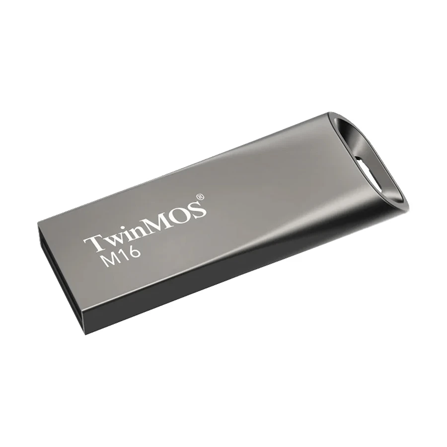 Twinmos M16 128GB USB 3.2 Silver Pen Drive